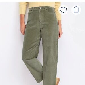 Market & Spruce Olive Boot Cut Jeans